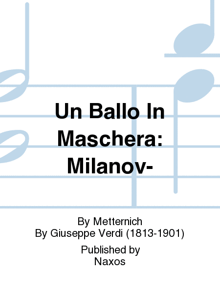 Un Ballo In Maschera: Milanov-