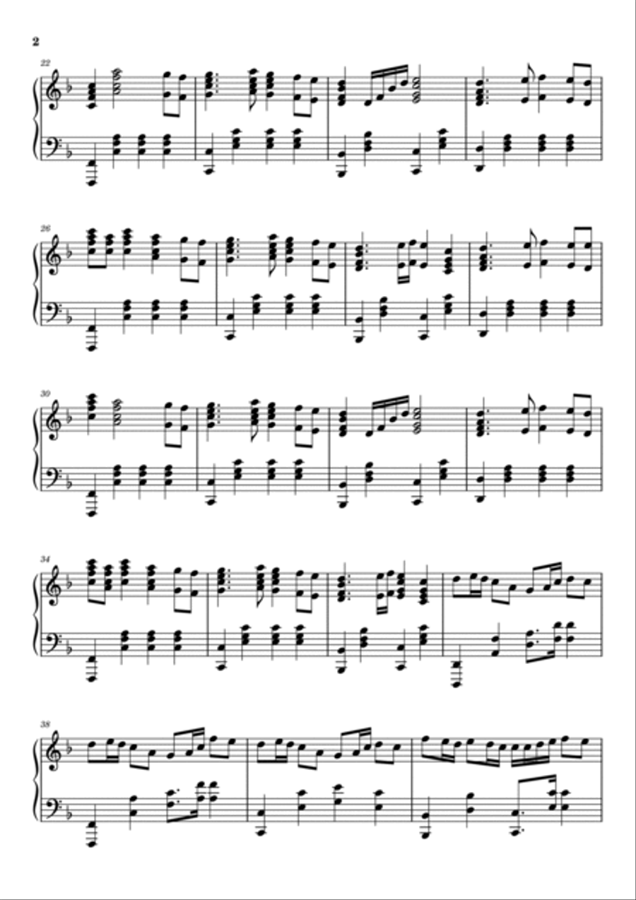 Fairy Tail Fairy Tail Piano Solo scores gallery preview page 2