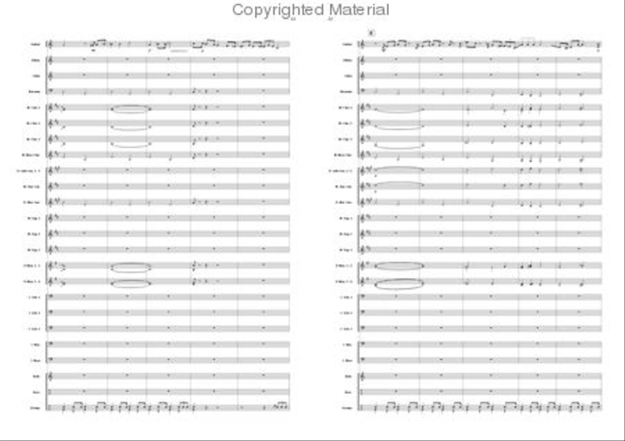 Sugar Blues Concert Band scores gallery preview page 6