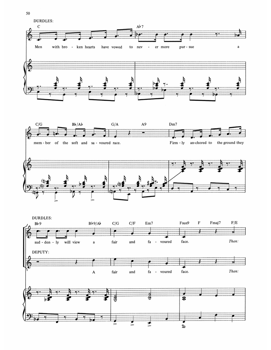 Off To The Races (from The Mystery Of Edwin Drood) Piano, Vocal, Guitar scores gallery preview page 3