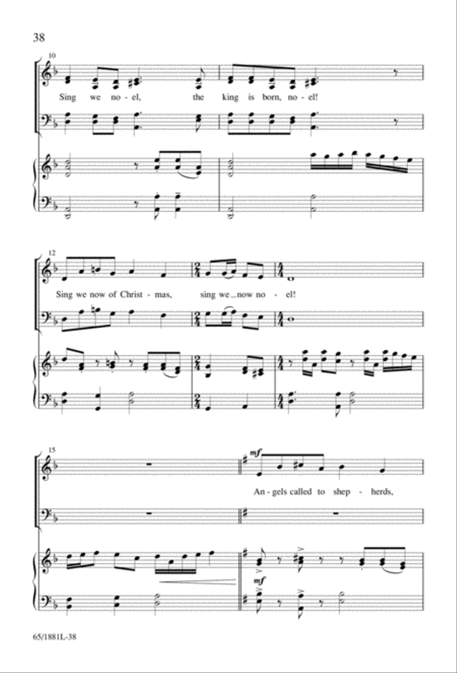 A Very Special Night A Very Special Night Unison Choir scores gallery preview page 40