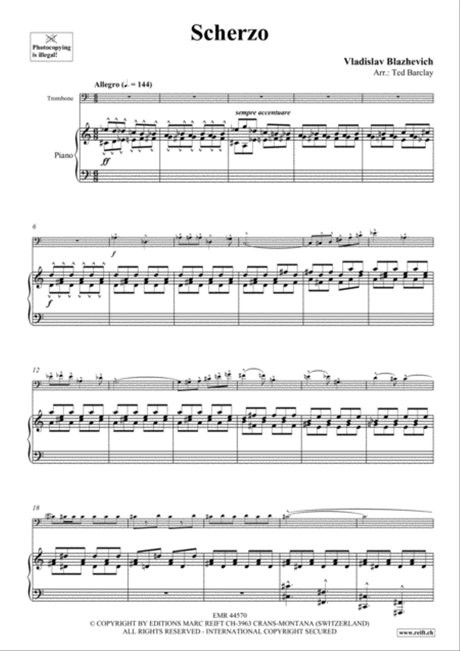 Scherzo Piano Accompaniment scores gallery preview page 4