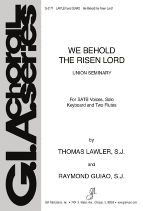 Book cover for We Behold the Risen Lord