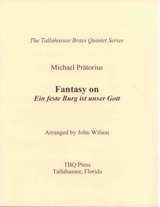 Book cover for Fantasy on "Ein feste Burg ist unser Gott"