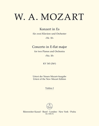 Piano Concerto, No. 10 E flat major, KV 365 (316a)