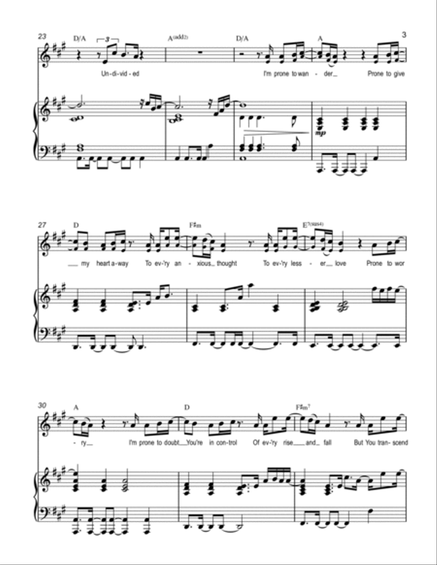 Undivided Heart Undivided Heart Voice scores gallery preview page 3