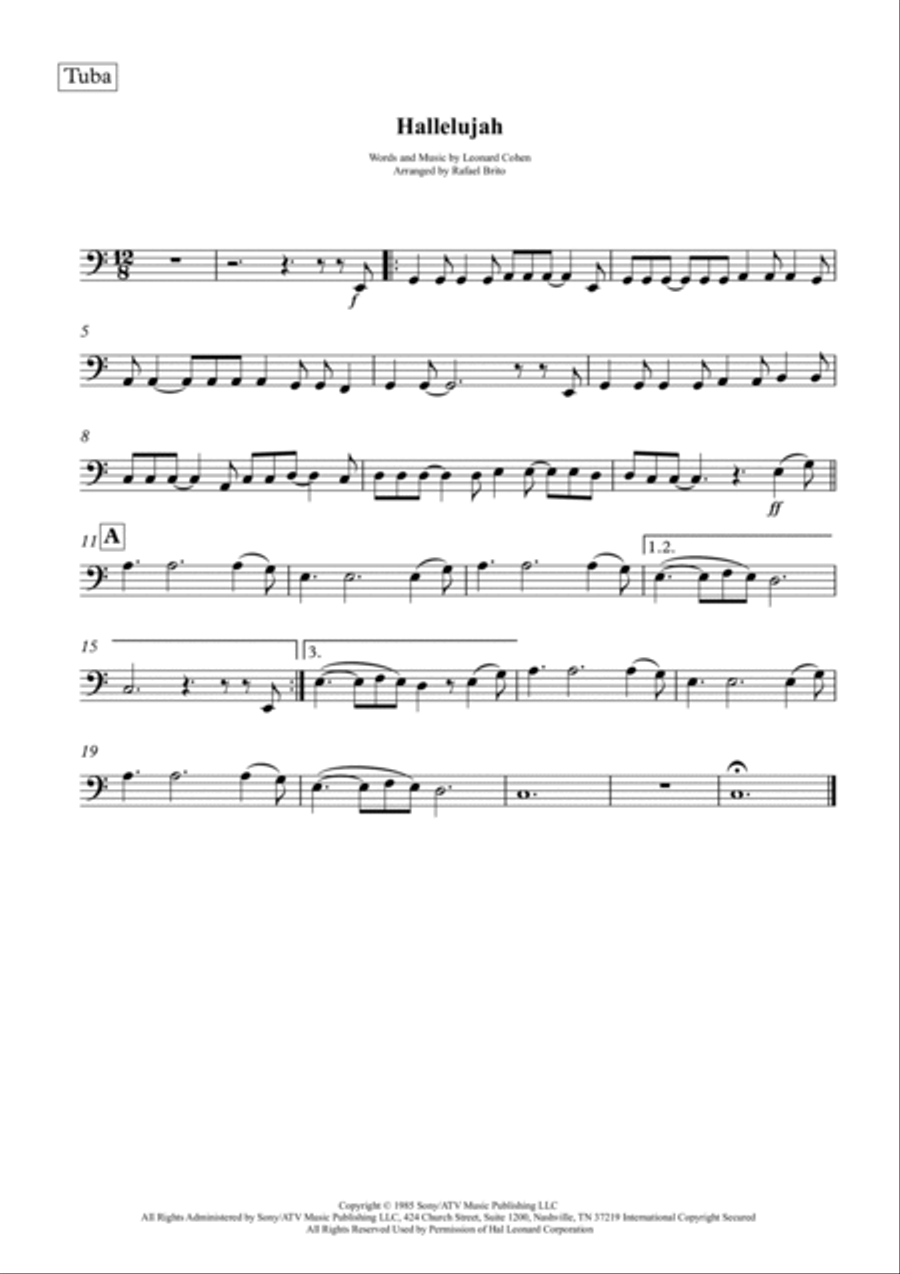 Hallelujah Hallelujah Piano scores gallery preview page 2