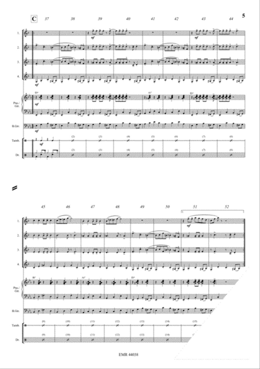 Rockin' All Night Clarinet scores gallery preview page 5
