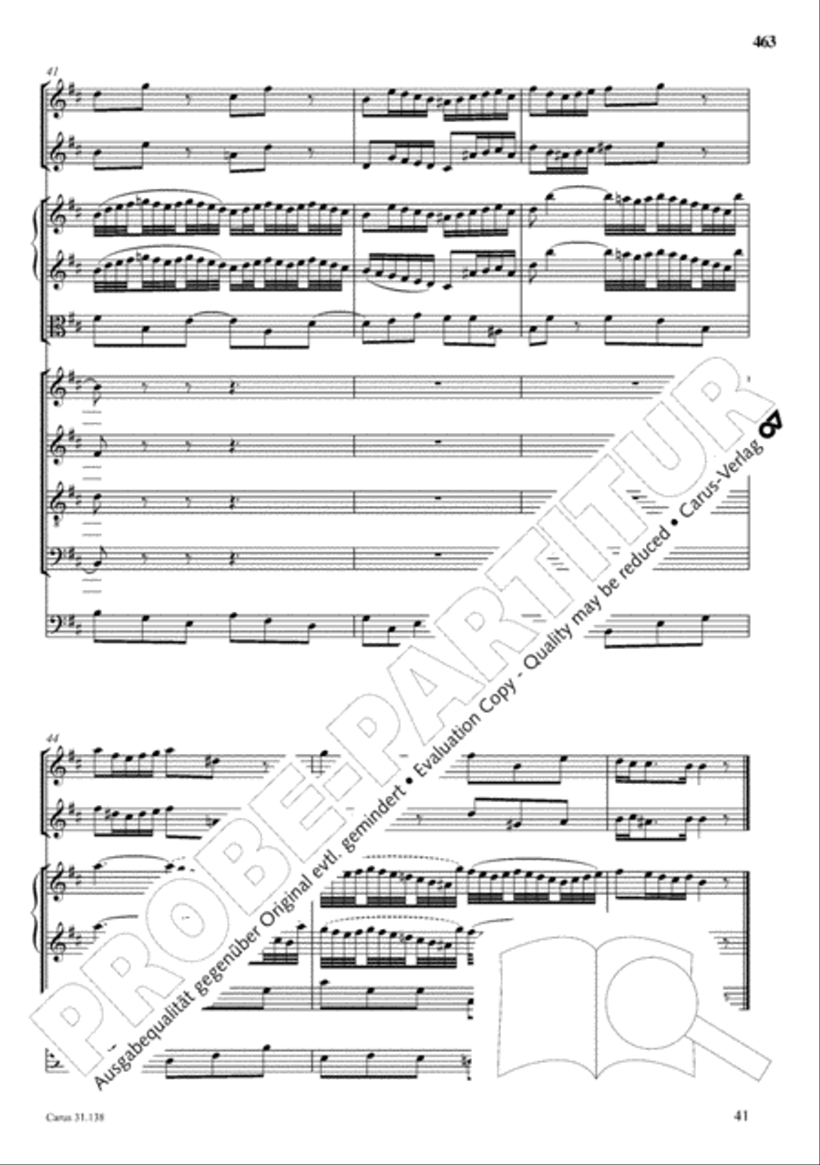 The Complete Sacred Vocal Works (Das geistliche Vokalwerk) Voice scores gallery preview page 464