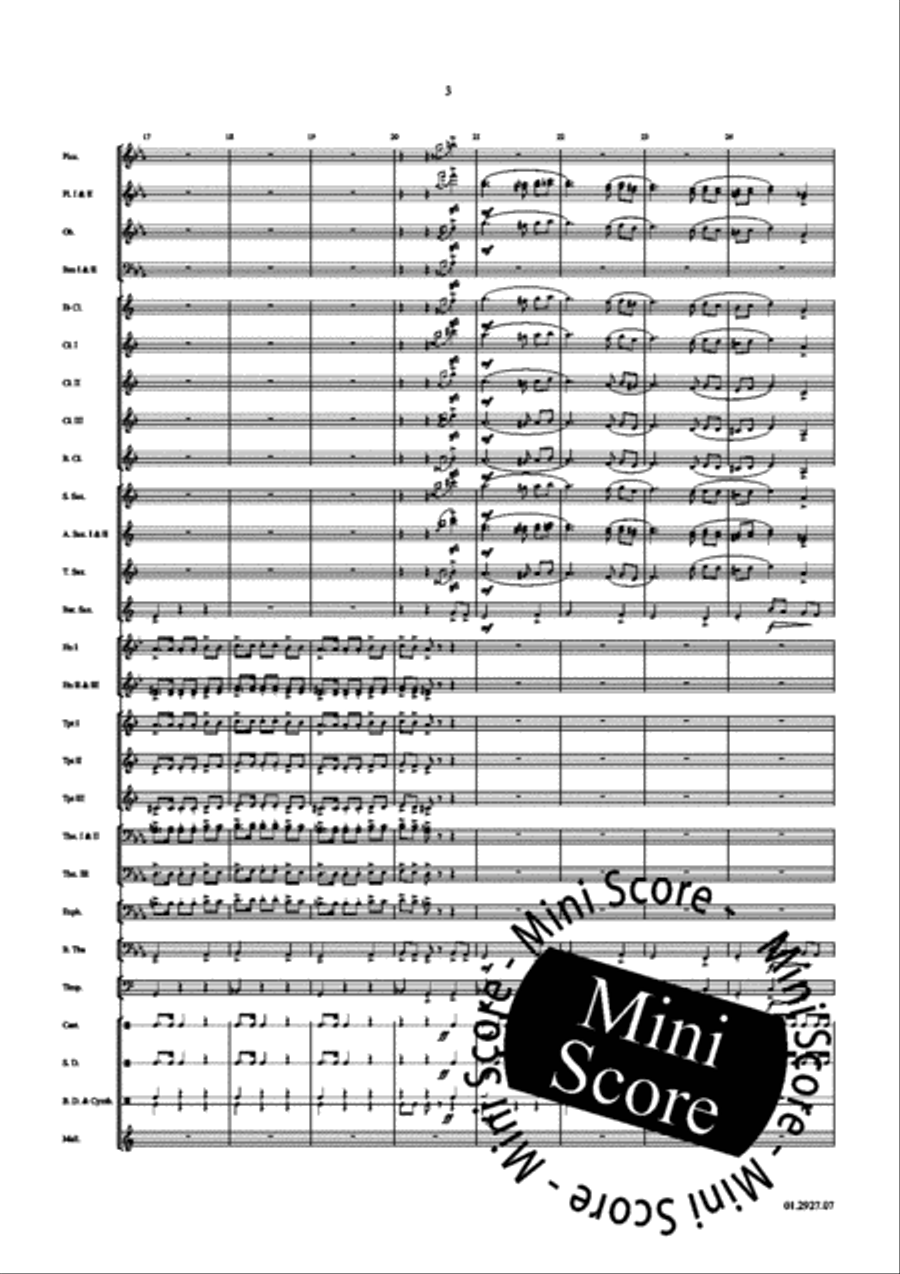Paso Quebrado Concert Band scores gallery preview page 7