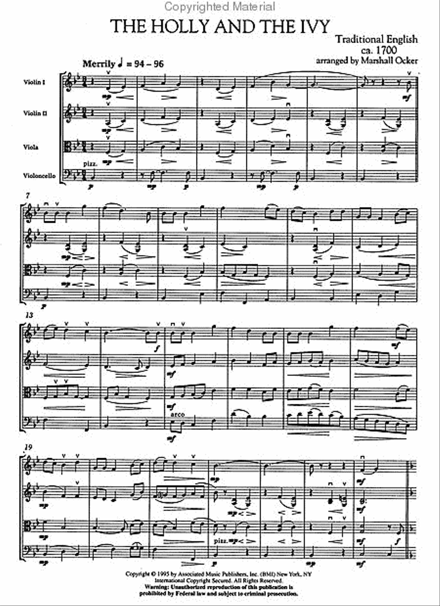 Christmas Collection - St4tet (For String Quartet-Score & Parts) String Quartet scores gallery preview page 3