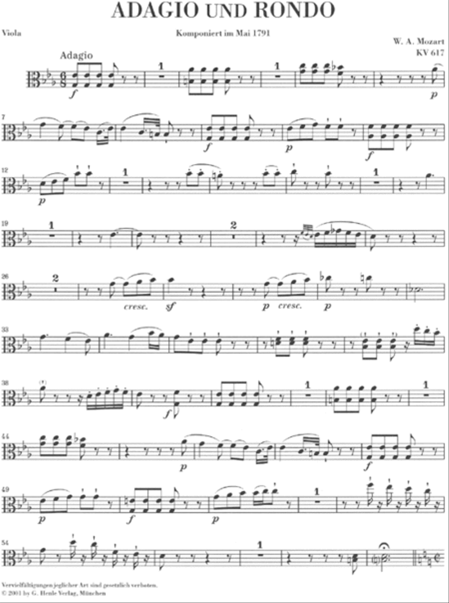 Adagio and Rondo K617 Woodwind Ensemble scores gallery preview page 6
