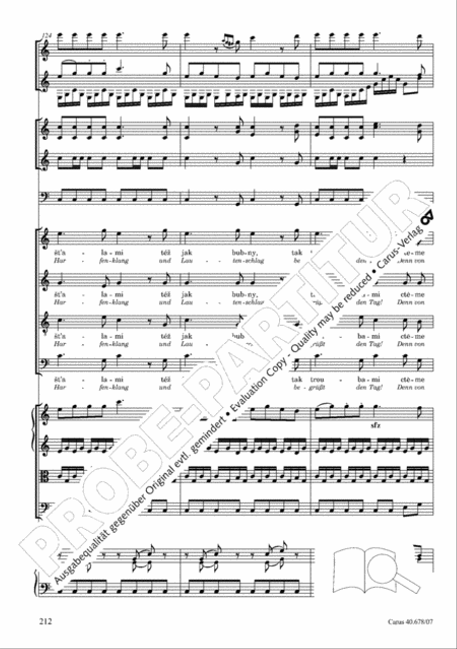Missa pastoralis bohemica 4-Part scores gallery preview page 225