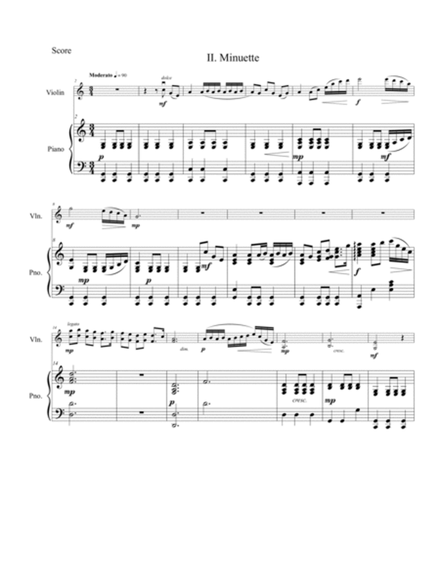 Three Dances for Violin and Piano image number null