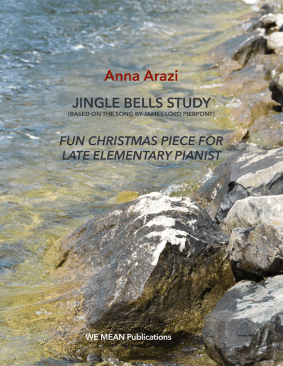 Anna Arazi Jingle Bells Study for piano (based on J. Pierpont song) Piano Method scores gallery preview page 1
