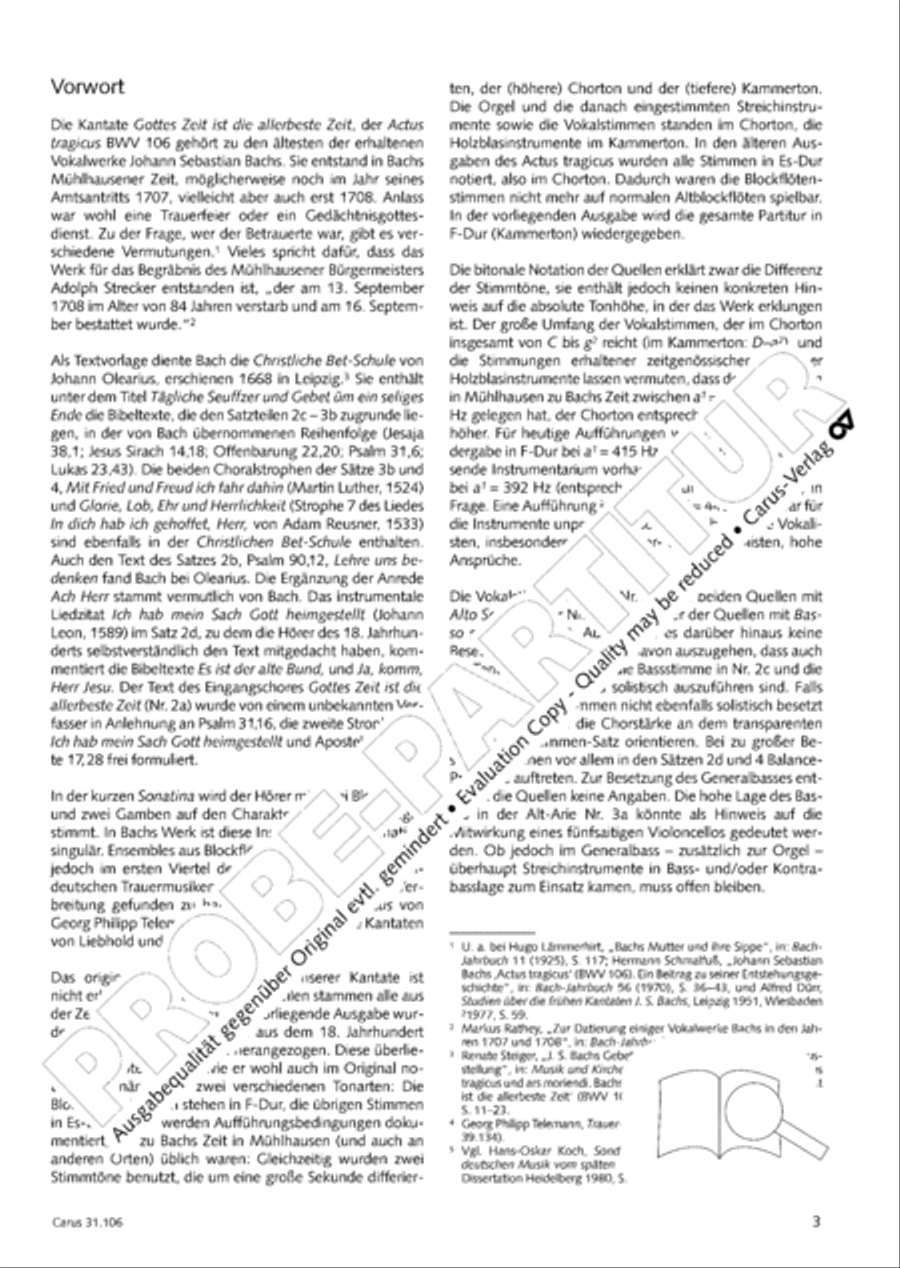 God's own time is the time appointed (Gottes Zeit ist die allerbeste Zeit) 4-Part scores gallery preview page 4