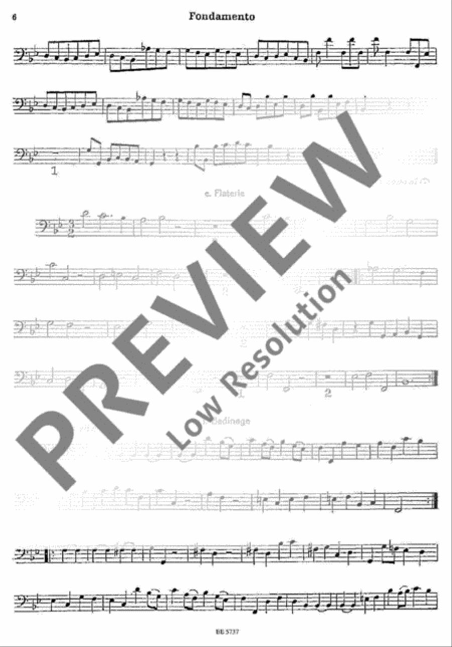 Musique de table Double Bass scores gallery preview page 6
