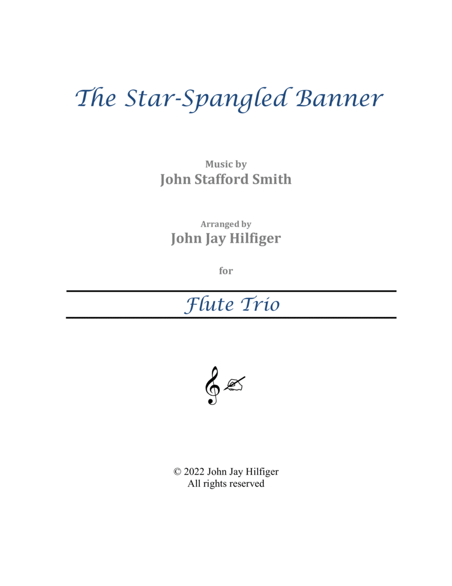 Book cover for The Star-Spangled Banner for Flute Trio