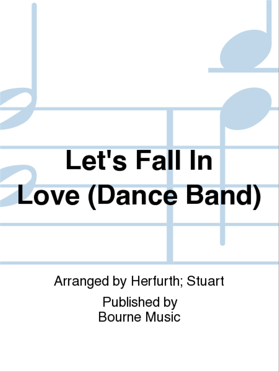 Let's Fall In Love (Dance Band) Jazz Ensemble scores gallery preview page 1