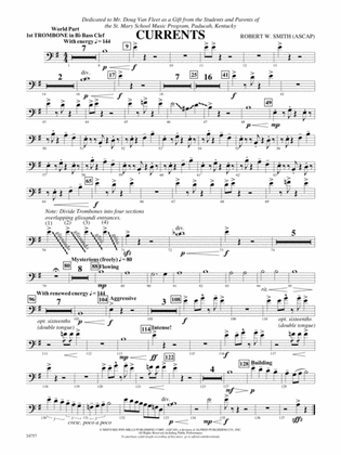Currents: (wp) 1st B-flat Trombone B.C.