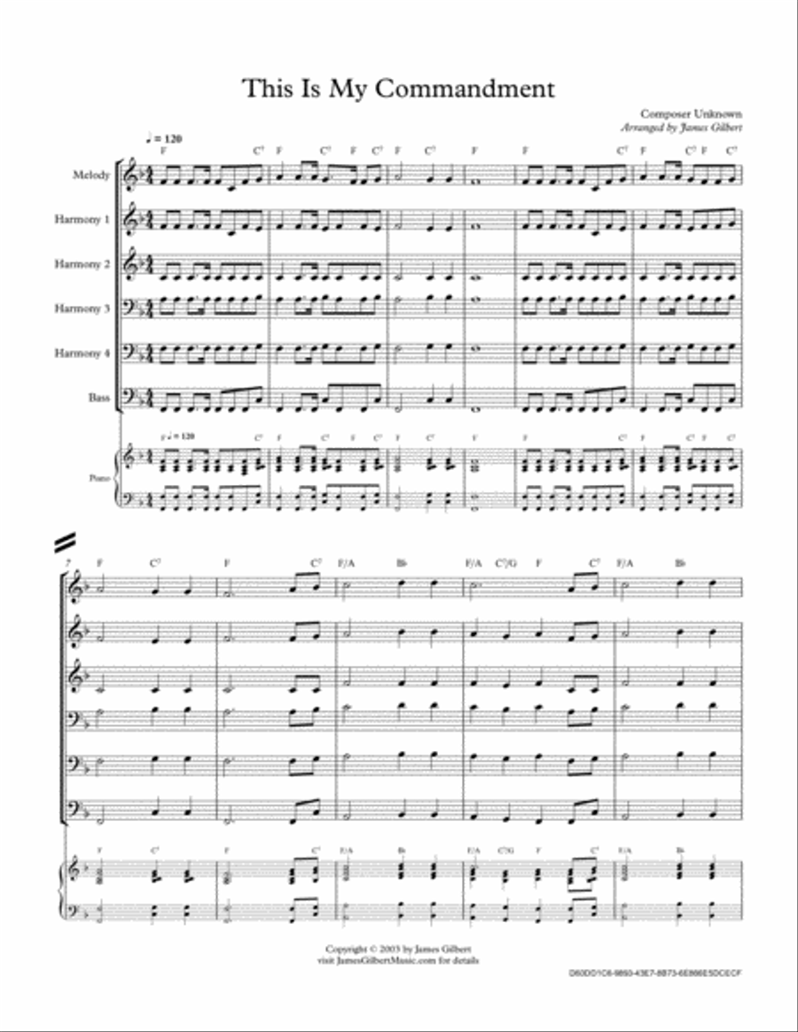 This Is My Commandment Full Orchestra scores gallery preview page 2