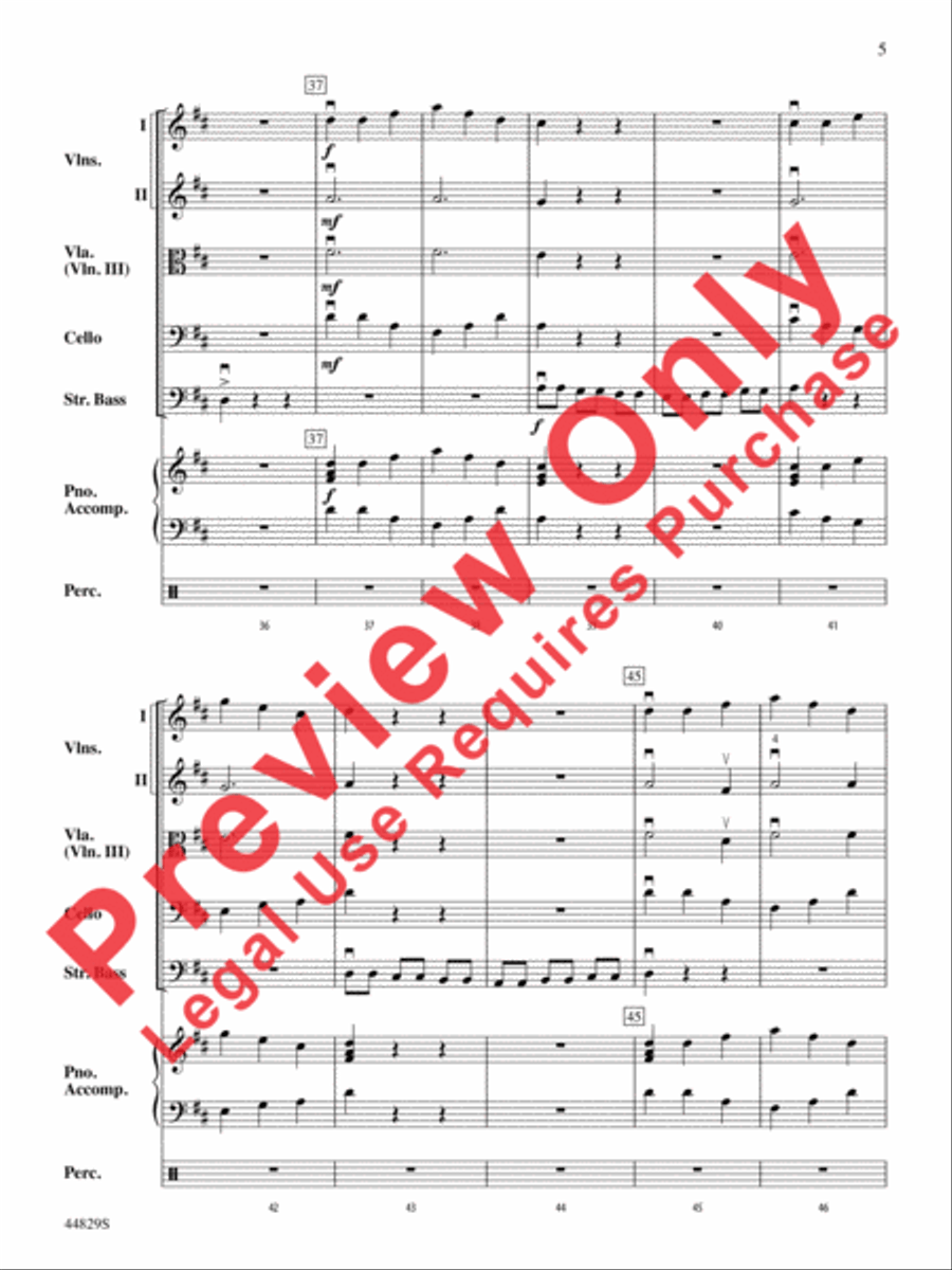 Uno, Dos, Bass! Uno, Dos, Bass! String Orchestra scores gallery preview page 18