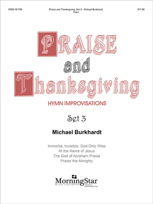 Book cover for Praise and Thanksgiving, Set 3