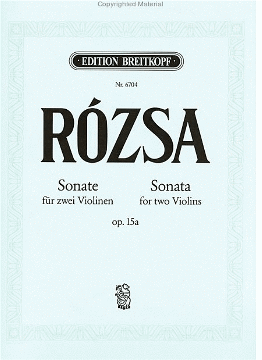 Sonata Op. 15a Violin Solo scores gallery preview page 2