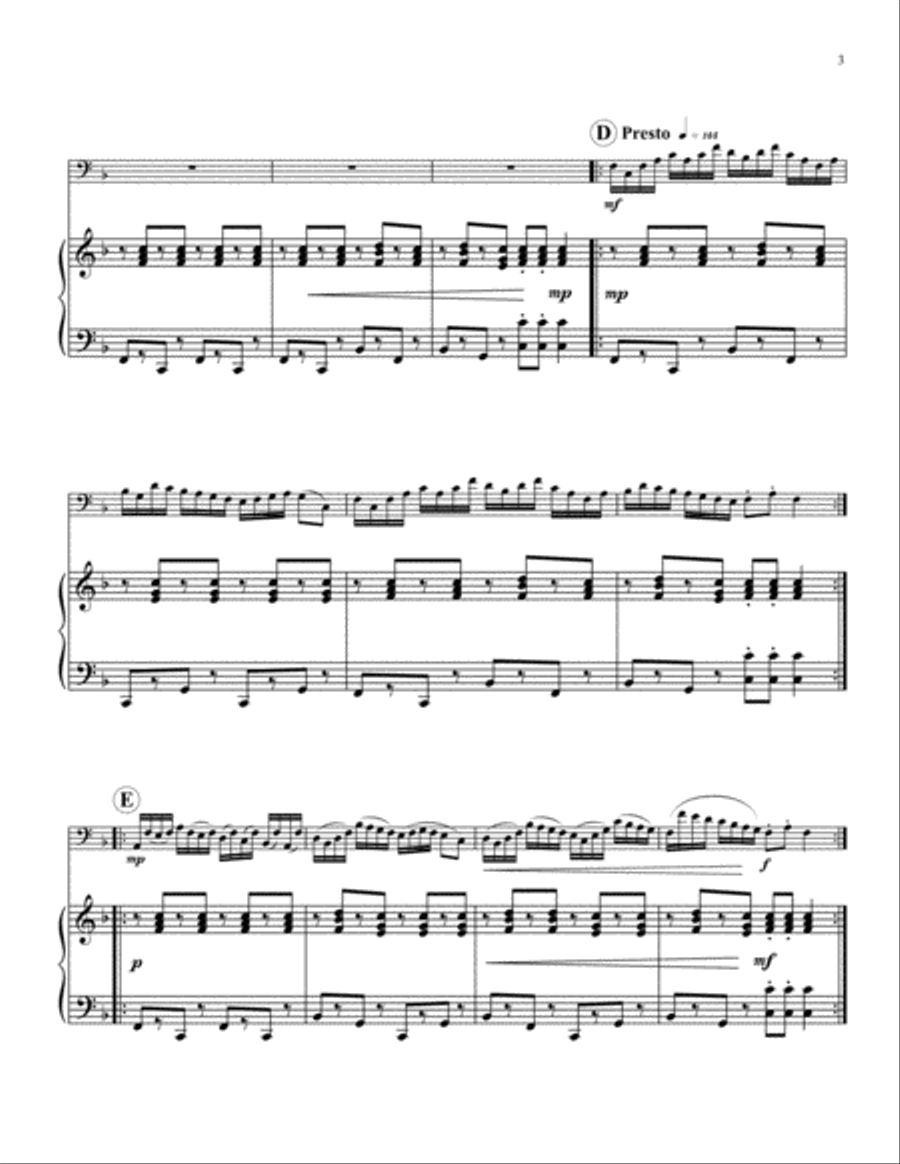 Trafalgar Hornpipe Trafalgar Hornpipe Euphonium scores gallery preview page 3