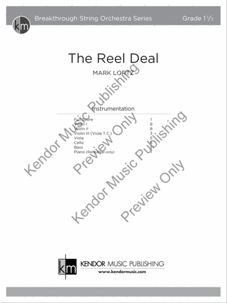 The Reel Deal (Score) String Orchestra scores gallery preview page 2