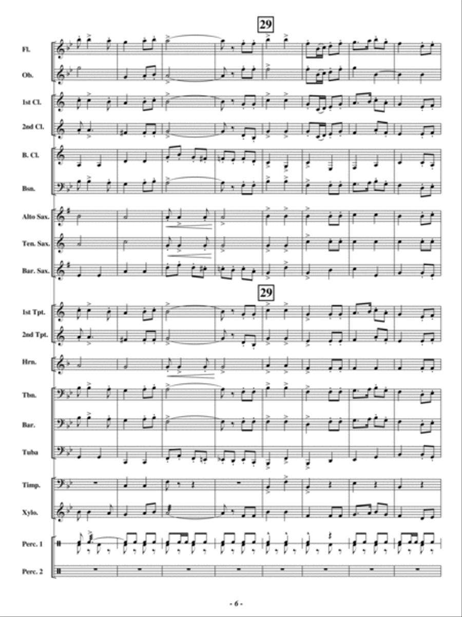 U. S. Field Artillery Concert Band scores gallery preview page 5