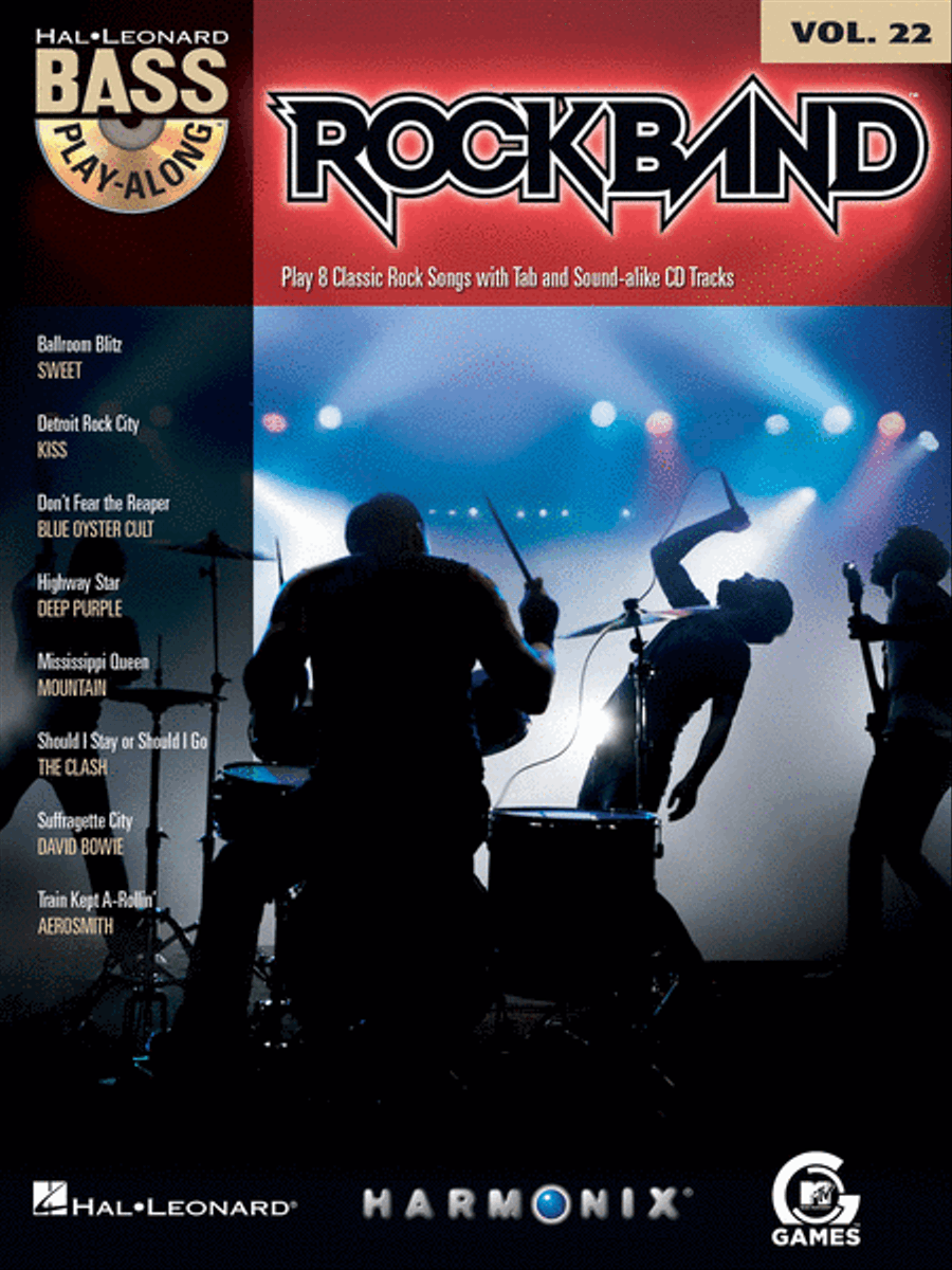 Rock Band Bass Guitar Tablature scores gallery preview page 1