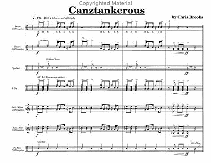 Canztankerous Canztankerous Percussion Ensemble scores gallery preview page 4