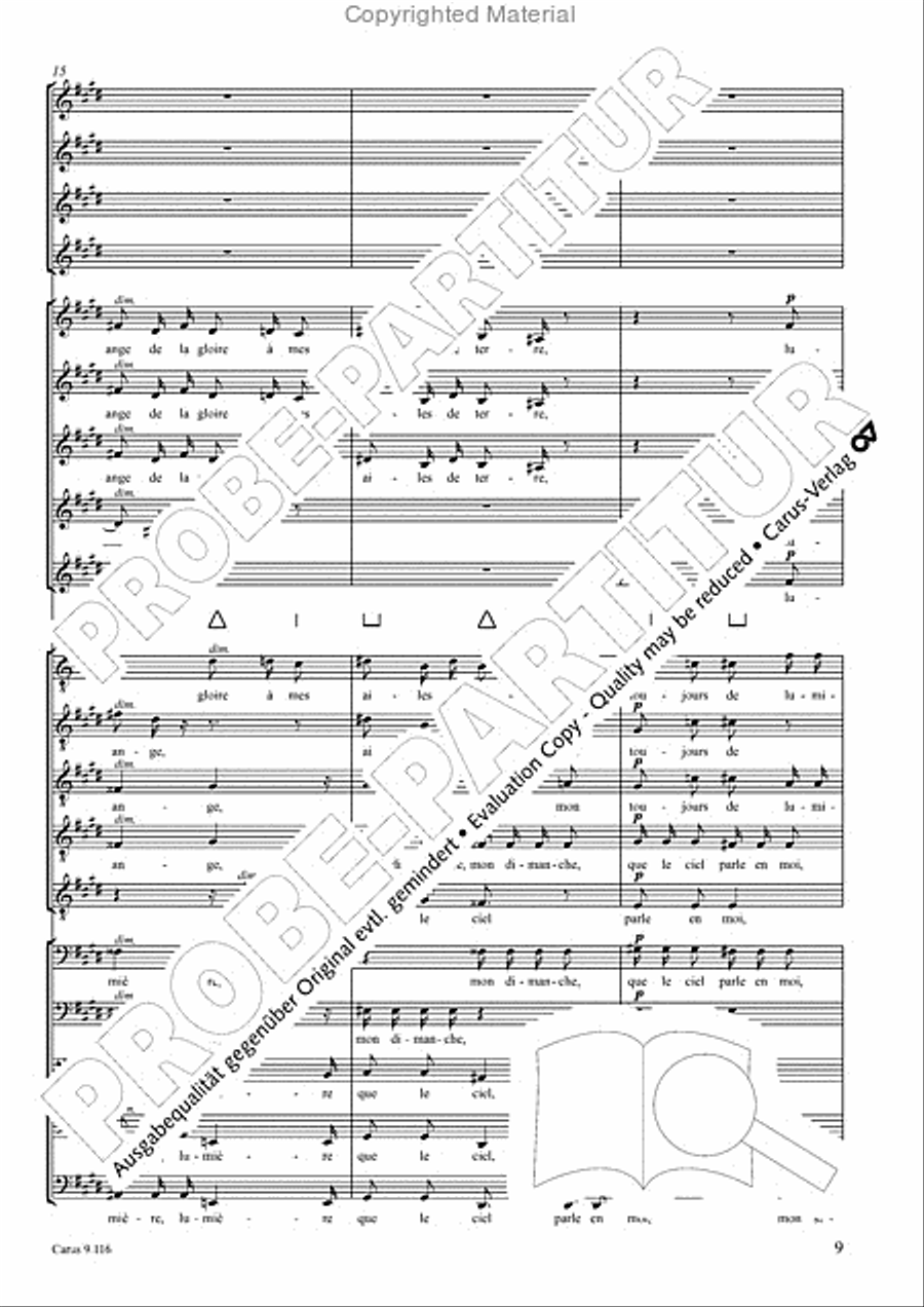 Louange a l'eternite de Jesus Choir scores gallery preview page 10