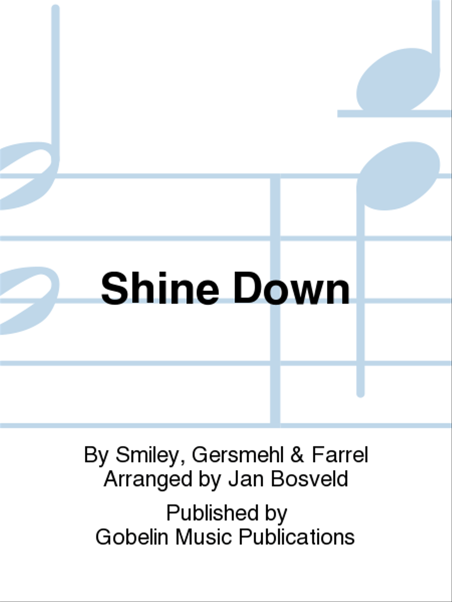 Shine Down Concert Band scores gallery preview page 1