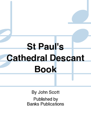 Book cover for St Paul's Cathedral Descant Book