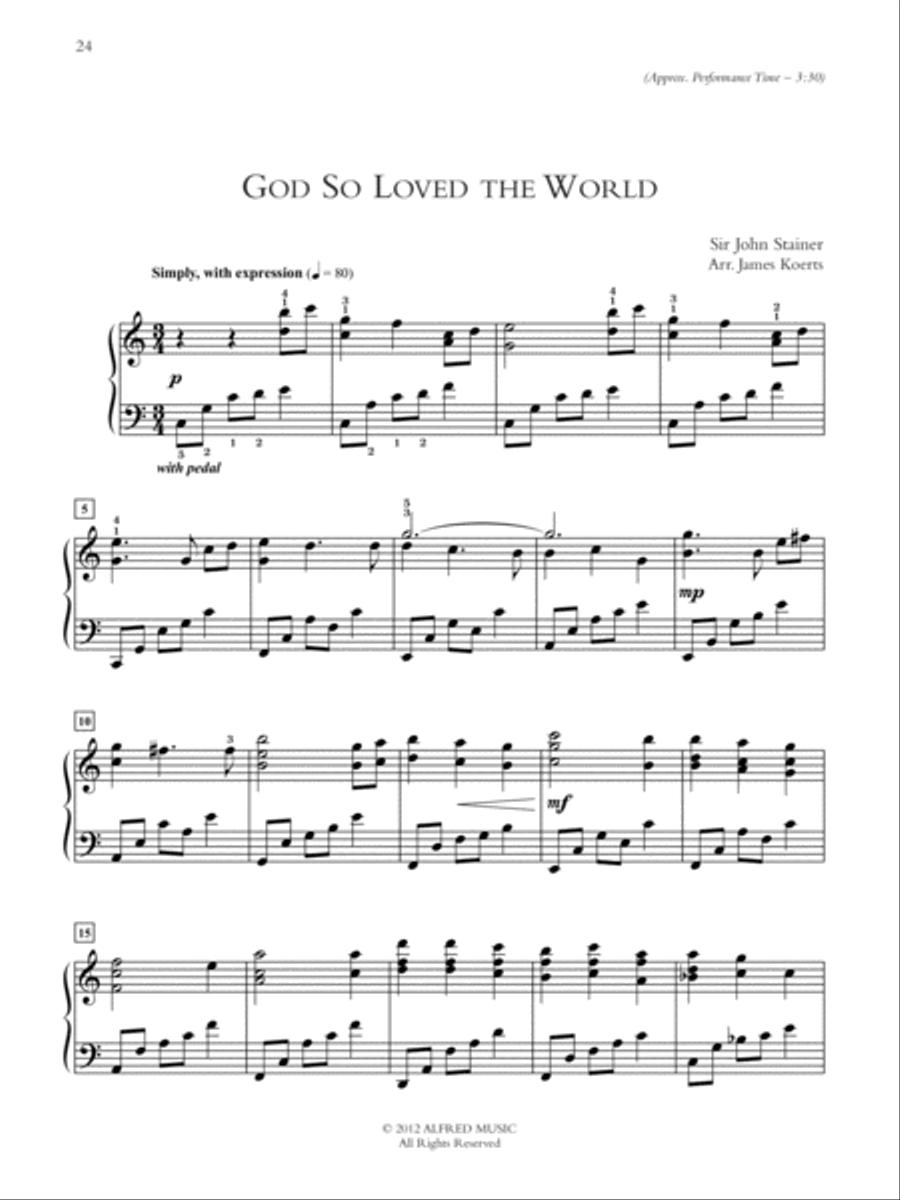 Wondrous Easter Wondrous Easter Piano Solo scores gallery preview page 6