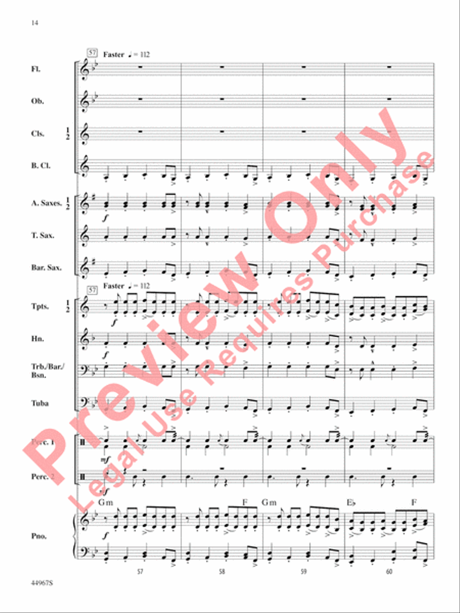 Tango Argentina Concert Band scores gallery preview page 15