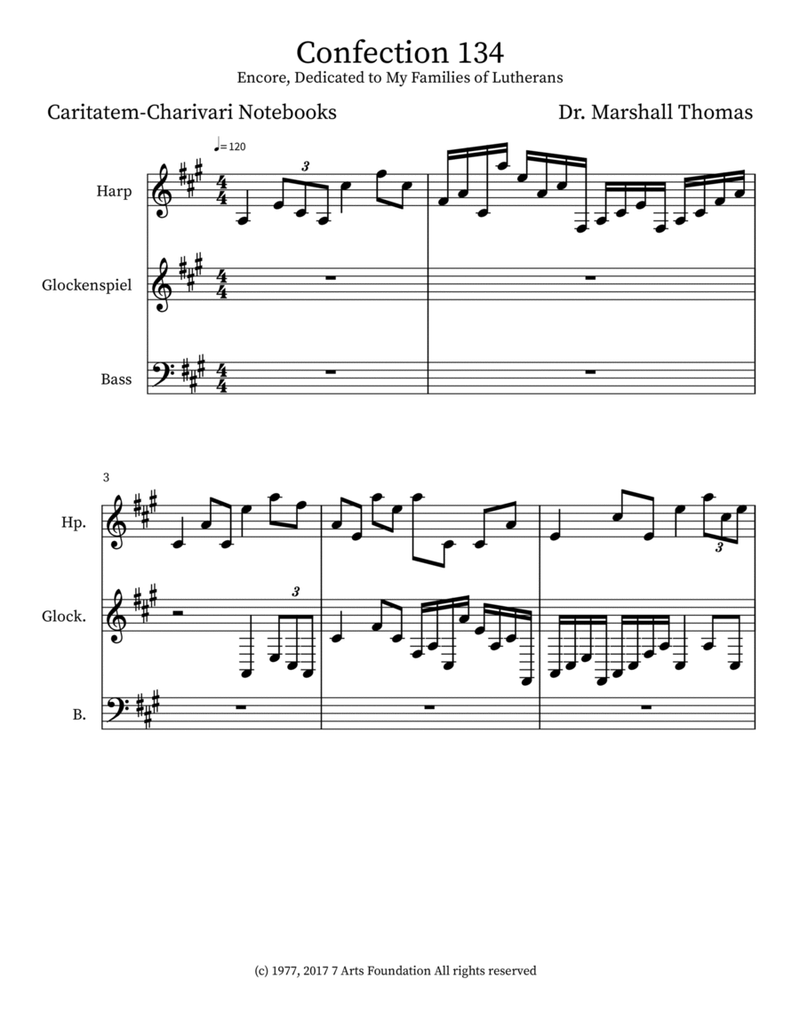 Confection 134 Double Bass scores gallery preview page 1