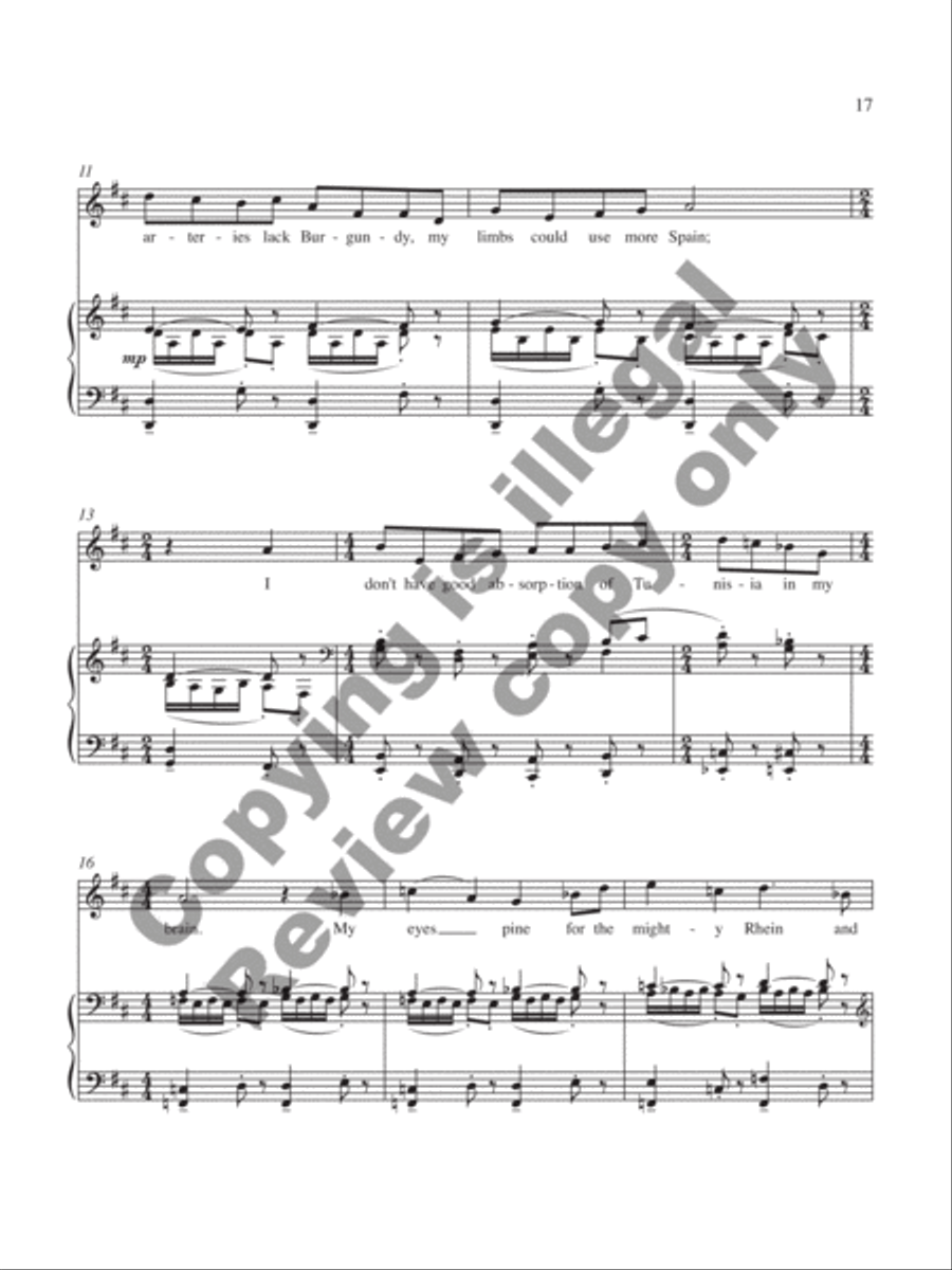 Songs of Sophistication Medium Voice scores gallery preview page 12