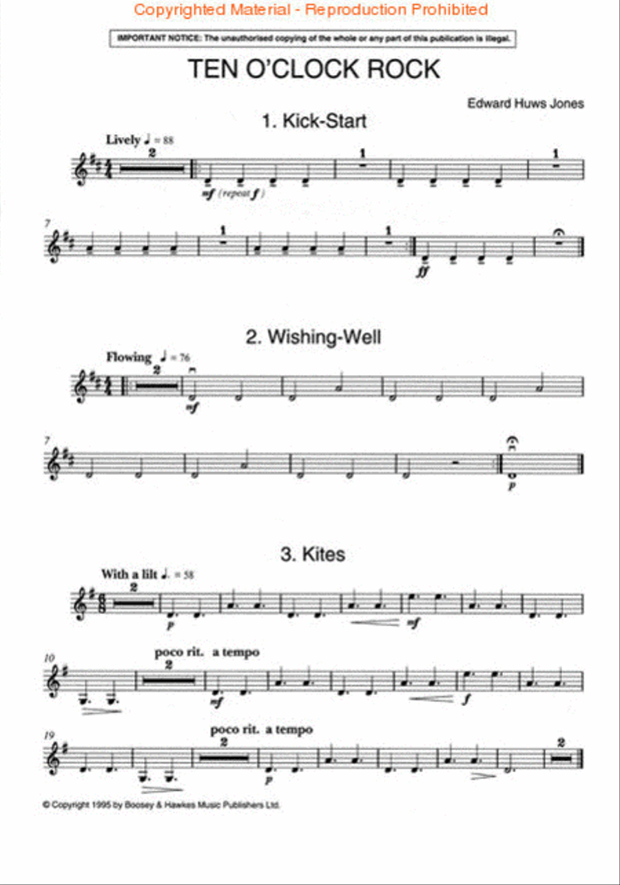 Ten O'Clock Rock Ten O'Clock Rock Violin Solo scores gallery preview page 2