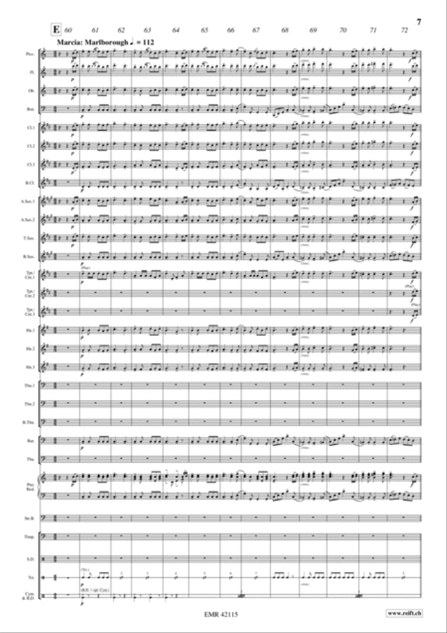 Wellington's Victory Concert Band scores gallery preview page 8