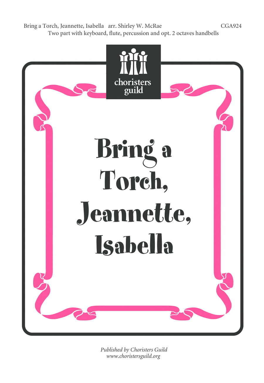 Bring a Torch, Jeannette, Isabella (Two-part) Unison Choir scores gallery preview page 1