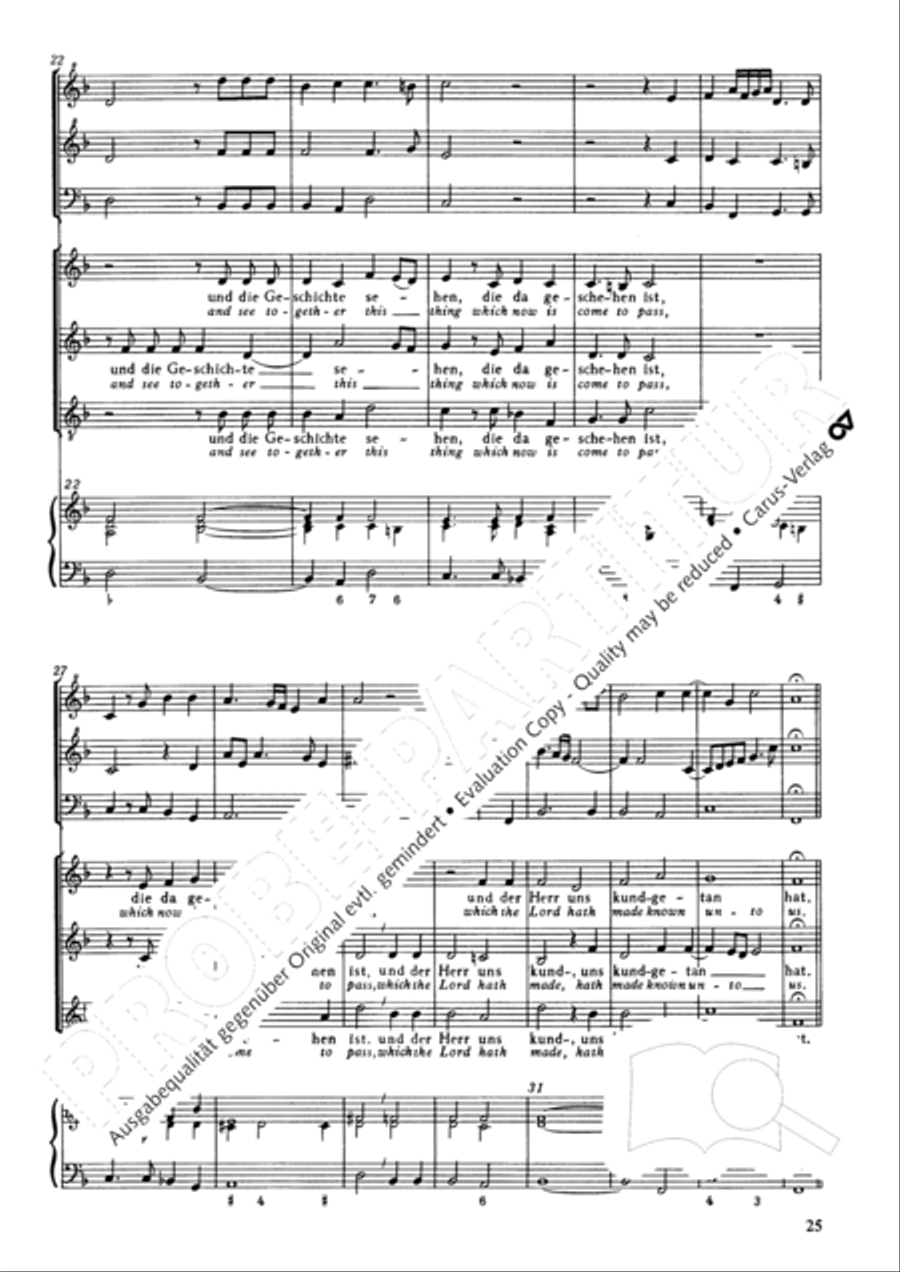 Christmas History (Weihnachts-Historie, SWV 435) Score scores gallery preview page 26