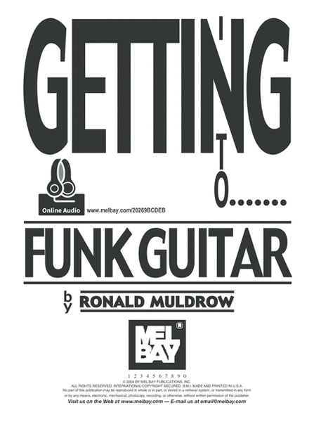 Getting into Funk Guitar image number null