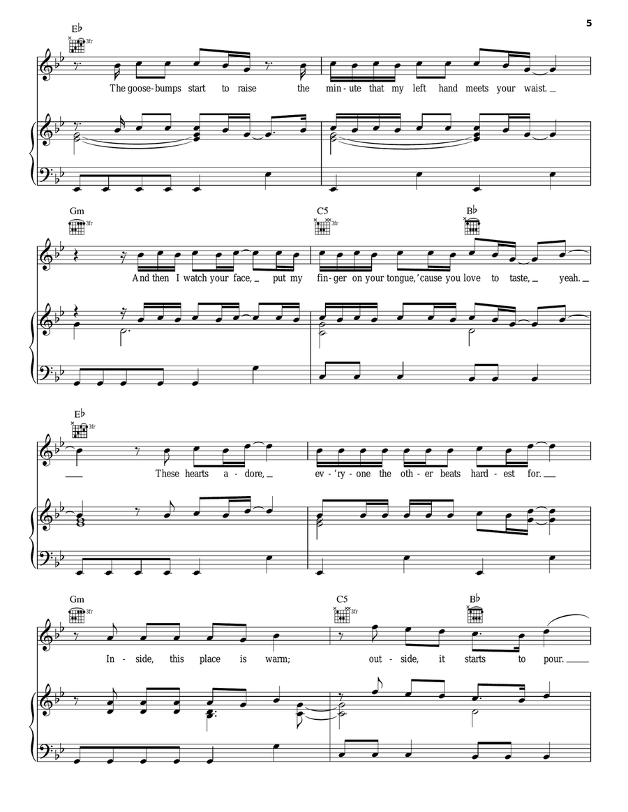 Sweater Weather Sweater Weather Acoustic Guitar scores gallery preview page 5