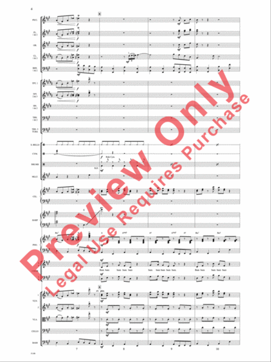 Theme from Elf Choir scores gallery preview page 5