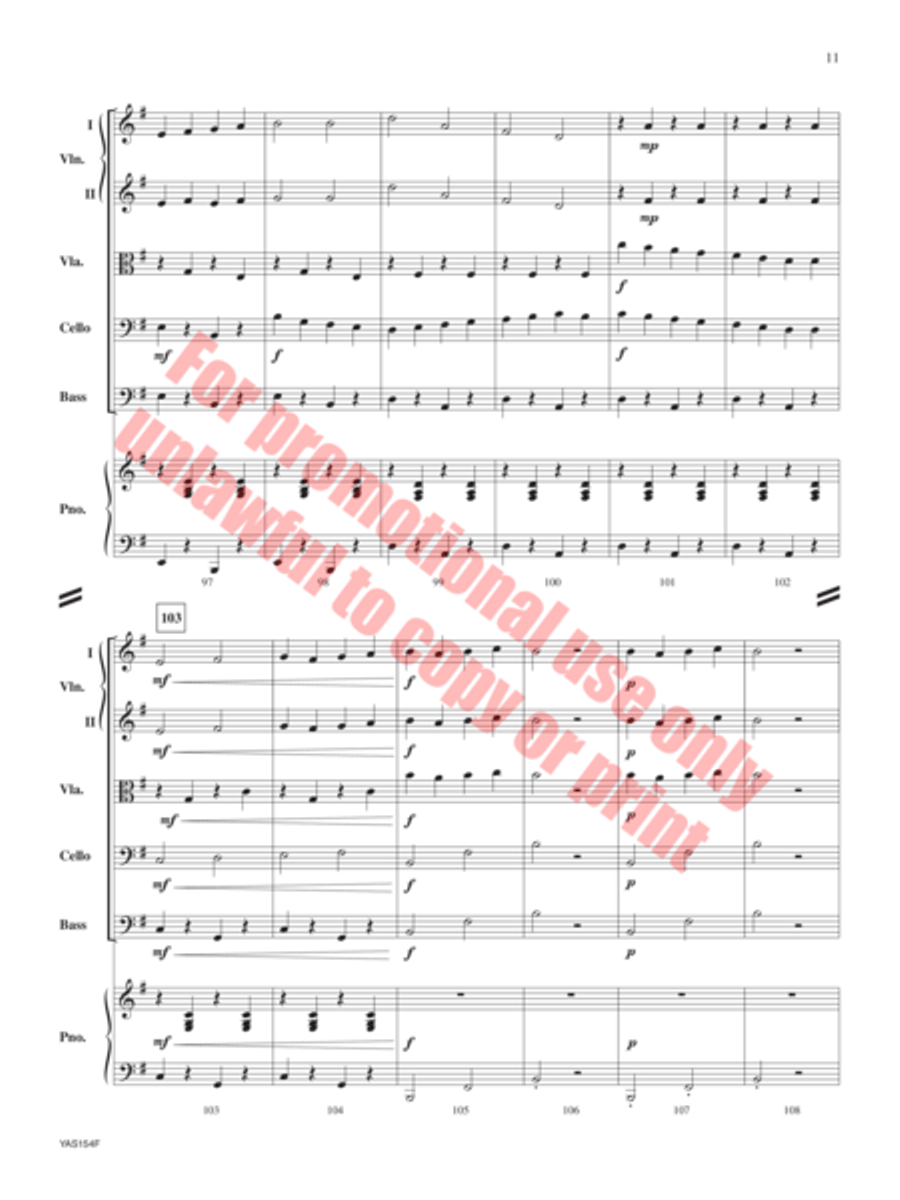 Tiptoe Polka Tiptoe Polka String Orchestra scores gallery preview page 12