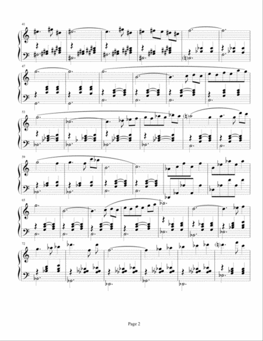 INTERVALS: 24 Works for Piano - 16. A Minor Sixth Down Piano Solo scores gallery preview page 4