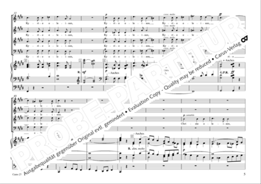 Messe solennelle en ut diese mineur 4-Part scores gallery preview page 6